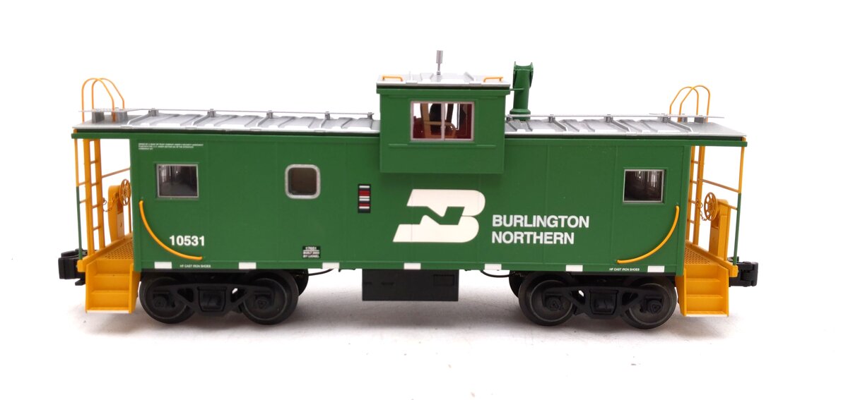 Lionel 6-17651 O Burlington Northern Extended Vision Caboose #10531 LN/Box