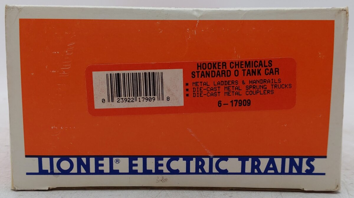 Lionel 6-17909 O Gauge Hooker Chemicals Unibody Tank Car EX/Box