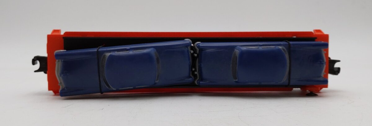 Lionel 6-16933 O Gauge Lionel Lines Flatcar with 2 Blue Automobiles LN/Box