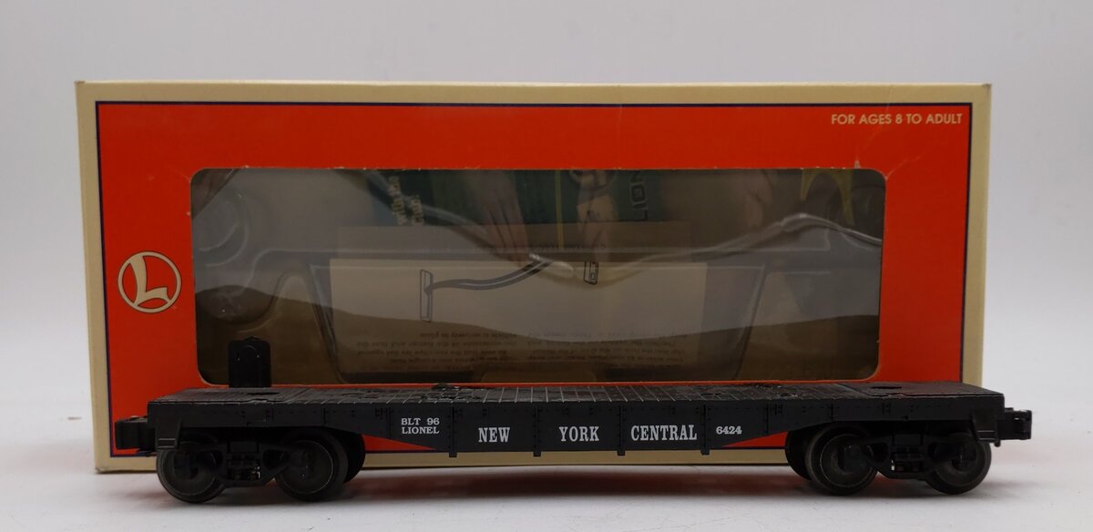 Lionel 6-16954 O Gauge New York Central Flatcar #6424 VG/Box