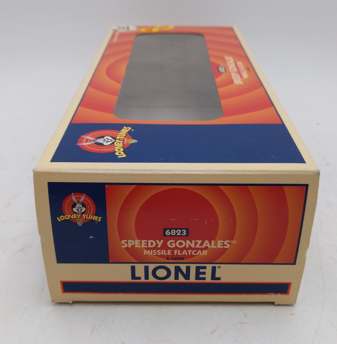 Lionel 6-16980 O Gauge WB Speedy Gonzales Missile Flatcar #6823 EX/Box