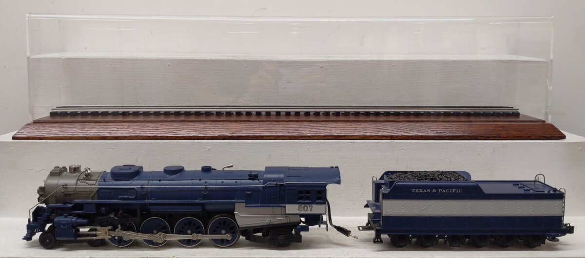 Lionel 6-18025 O Gauge T&P 4-8-2 Steam Engine & Tender w/RS #907 & Display Case EX/Box