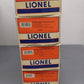 Lionel 6-19166 O Northern Pacific Aluminum Full Vista Dome 4-Car Passenger Set EX/Box