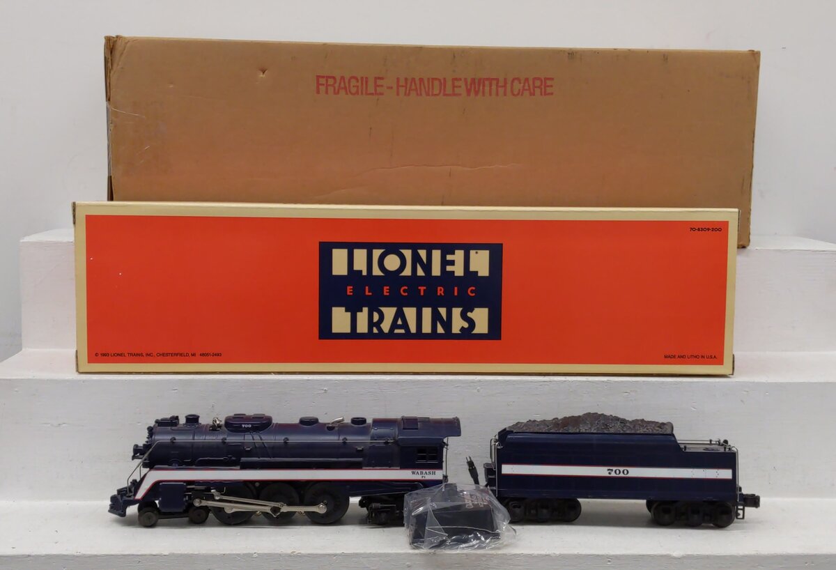 Lionel 6-18046 O Gauge Wabash Hudson 4-6-4 Steam Locomotive & Tender #700 LN/Box