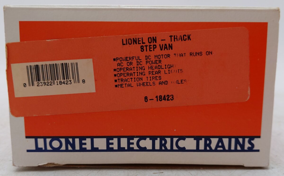 Lionel 6-18423 O Gauge On-Track Motorized Step Van EX/Box