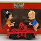 Lionel 6-18434 O Gauge Porky & Petunia Operating Handcar EX/Box