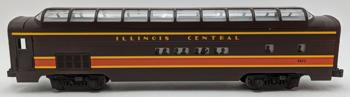 Lionel 6-19129 O Gauge Illinois Central Full Vista Dome Car #9129 LN/Box