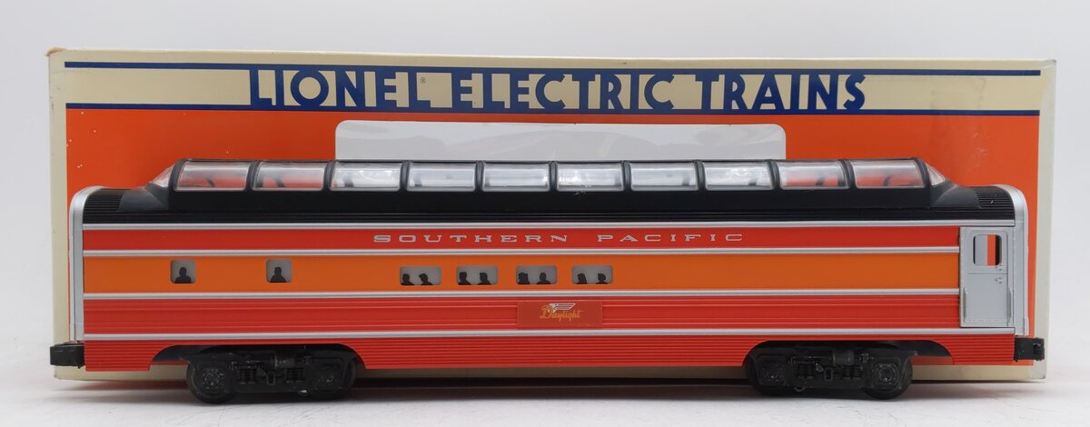 Lionel 6-19107 O Gauge Southern Pacific Daylight Full Vista Dome Passenger Car VG/Box