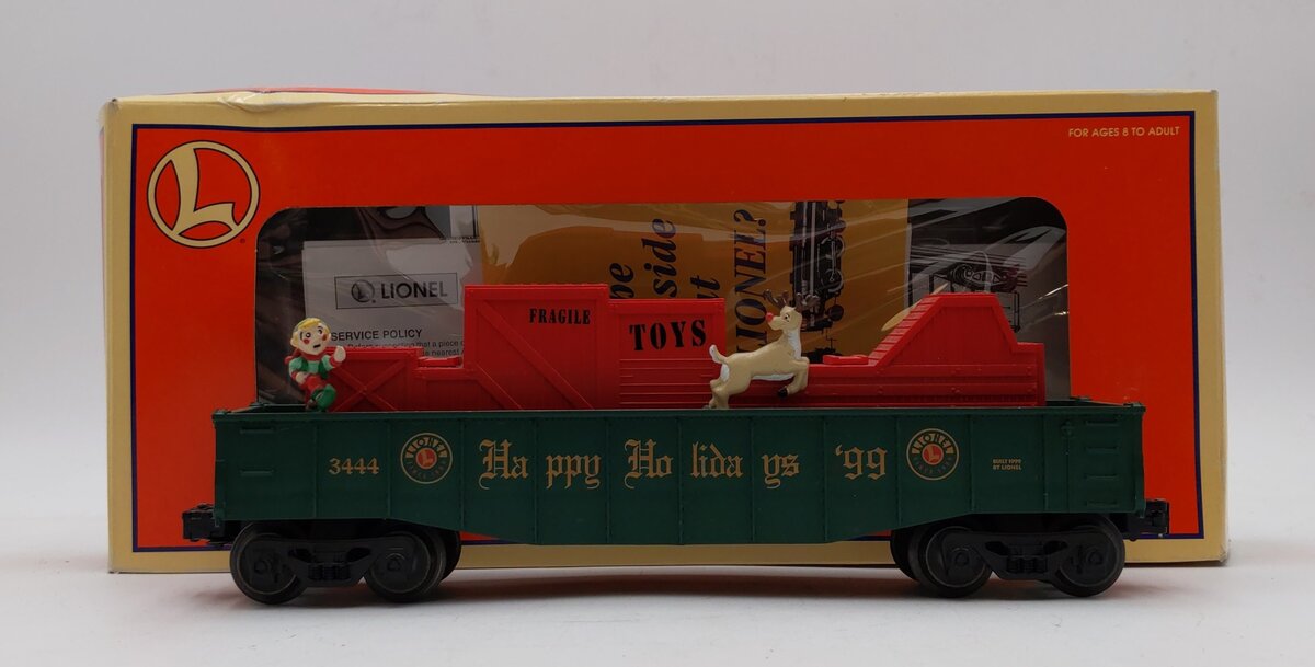 Lionel 6-16795 O Gauge Elf & Rudolph Animated Gondola EX/Box