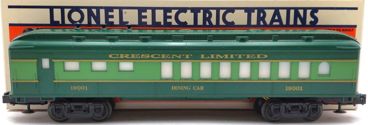 Lionel 6-19001 O Gauge Southern Crescent Limited Dining Car #19001 NIB