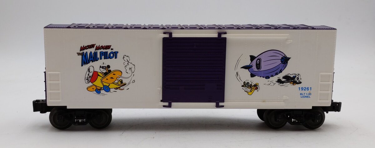 Lionel 6-19261 O Gauge Disney Perils of Mickey Hi-Cube Boxcar LN/Box
