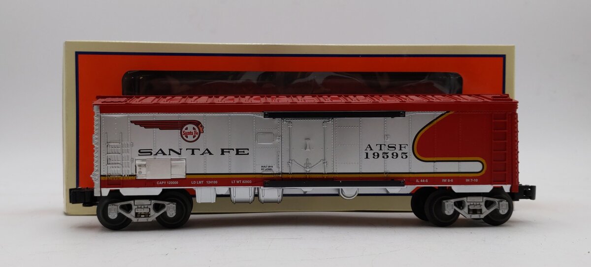 Lionel 6-19595 O Gauge ATSF Warbonnet Reefer Car EX/Box