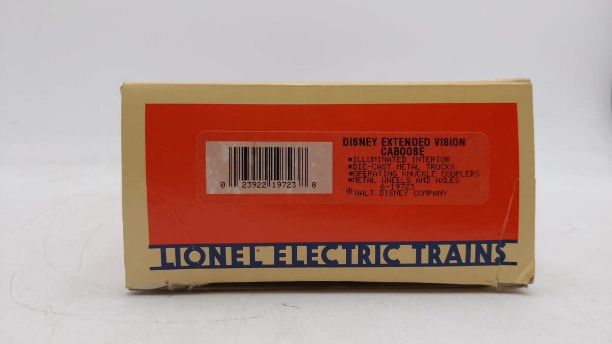 Lionel 6-19723 O Disney Extended Vision Caboose EX/Box