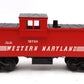 Lionel 6-19704 O Gauge Western Maryland Extended Vision Caboose w/Smoke EX/Box