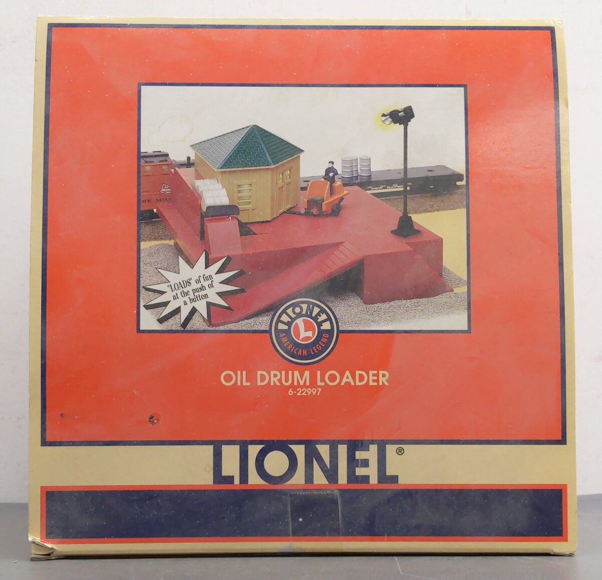 Lionel 6-22997 O Operating Oil Drum Loader EX/Box
