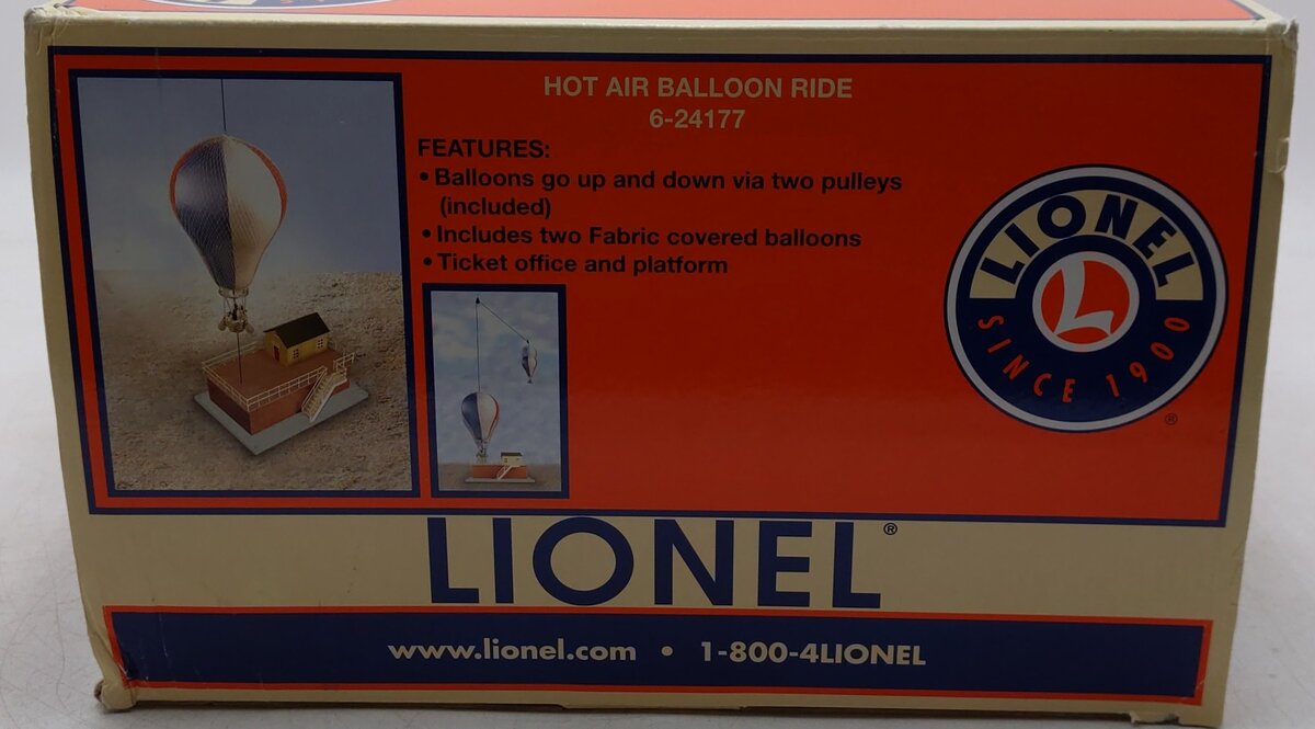 Lionel 6-24177 O Gauge Hot Air Balloon Ride EX/Box