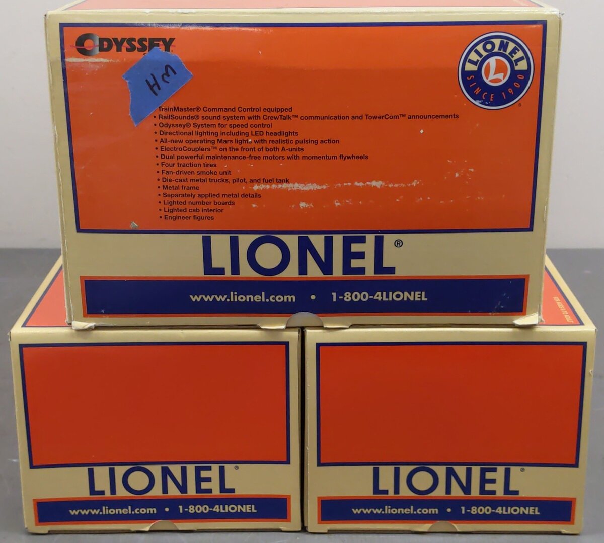 Lionel 6-24500 O D&RG Alco AA Diesel Locomotive Set #601 EX/Box