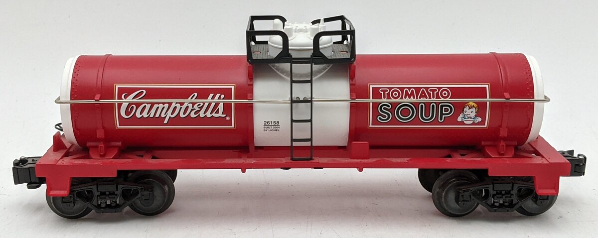 Lionel 6-26158 O Campbell's Soup Tank Car LN/Box