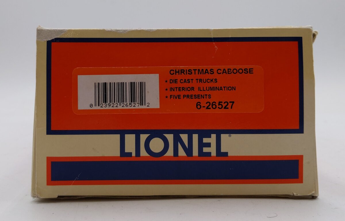 Lionel 6-26519 O Gauge Holiday Work Caboose #6496 EX/Box