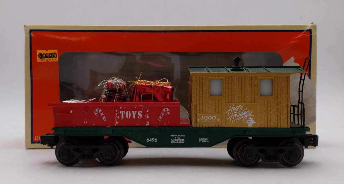 Lionel 6-26519 O Gauge Holiday Work Caboose #6496 EX/Box