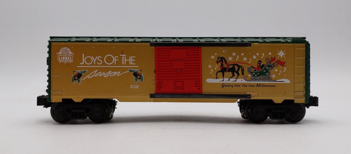 Lionel 6-26718 O Christmas Railsounds Boxcar EX/Box