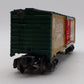 Lionel 6-26718 O Christmas Railsounds Boxcar EX/Box