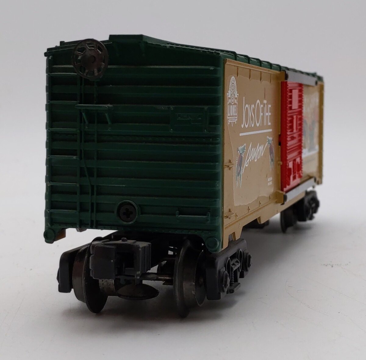 Lionel 6-26718 O Christmas Railsounds Boxcar EX/Box