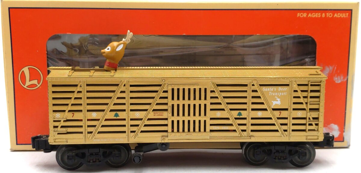 Lionel 6-26740 O Operating Reindeer Car LN/Box