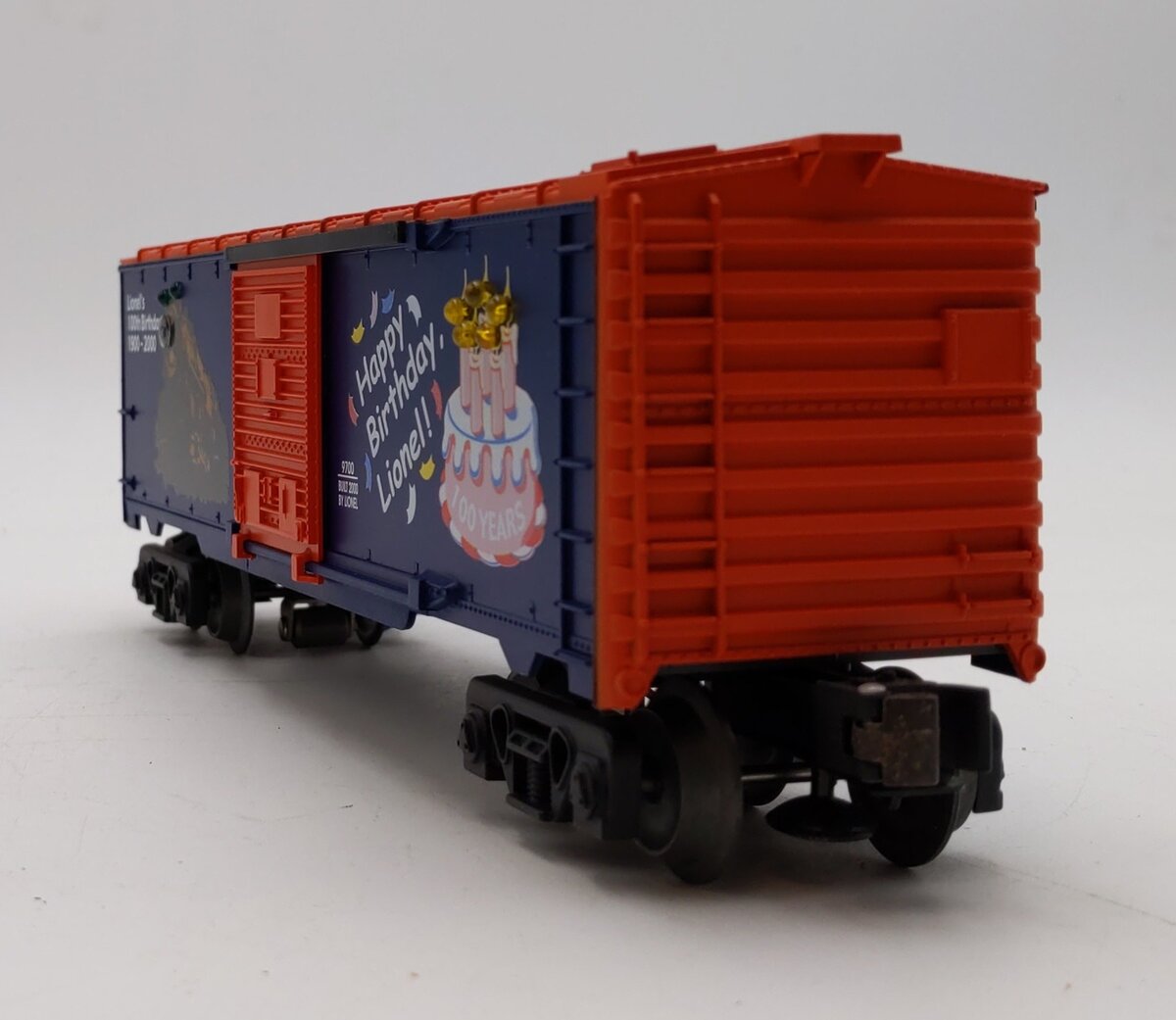 Lionel 6-26736 O Lighted Lionel 100th Birthday Boxcar LN/Box