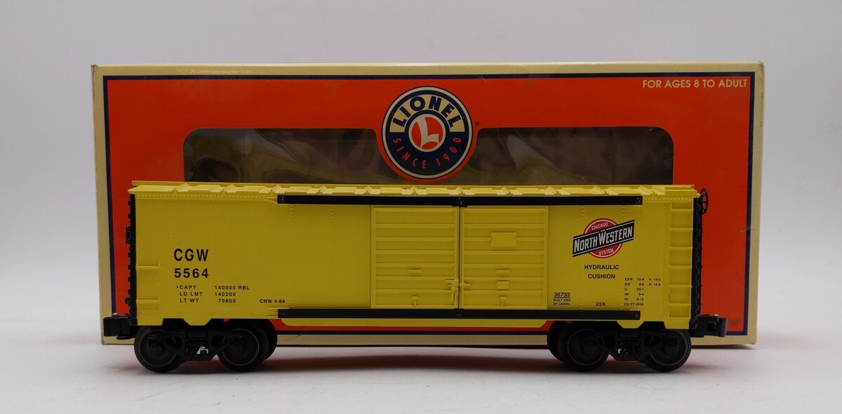 Lionel 6-36732 O Gauge Chicago & North Western Operating Jumping Hobo Car #5564 EX/Box