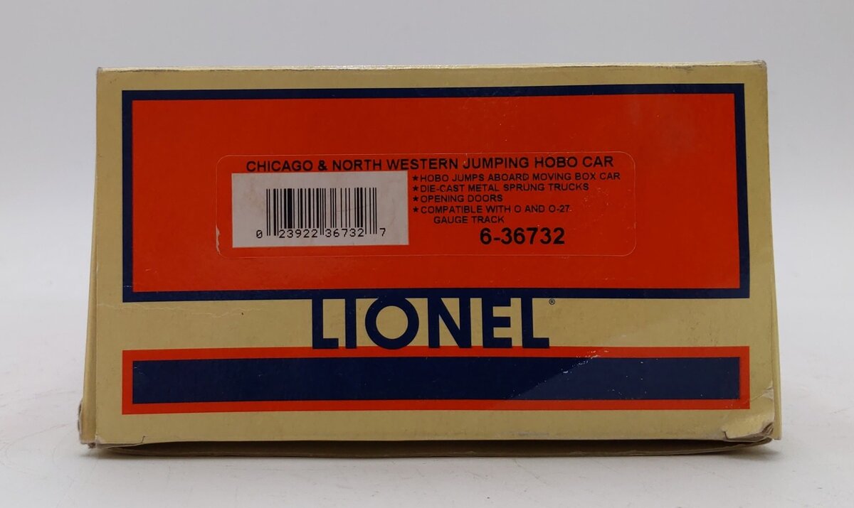 Lionel 6-36732 O Gauge Chicago & North Western Operating Jumping Hobo Car #5564 EX/Box