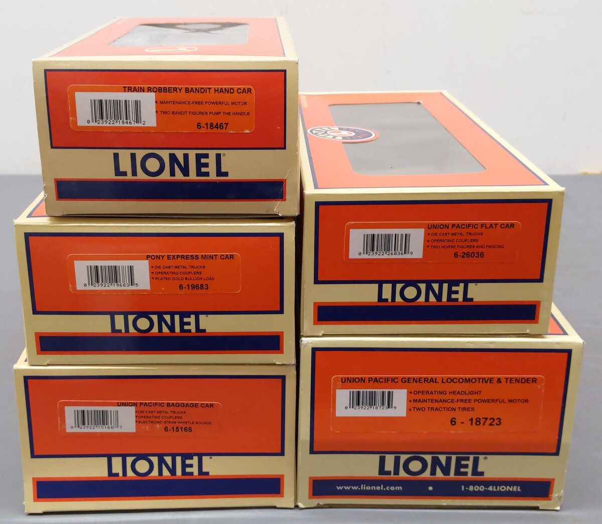 Lionel 6-31928 O Gauge Great Train Robbery Steam Train Set EX/Box