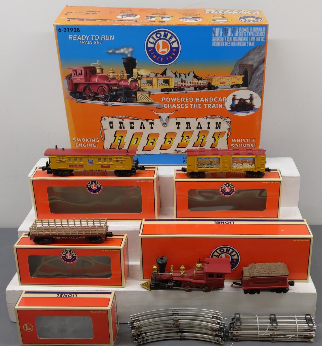 Lionel 6-31928 O Gauge Great Train Robbery Steam Train Set EX/Box