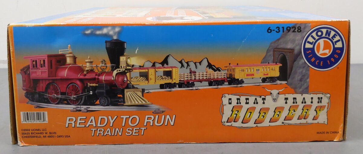 Lionel 6-31928 O Gauge Great Train Robbery Steam Train Set EX/Box