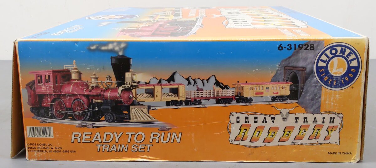 Lionel 6-31928 O Gauge Great Train Robbery Steam Train Set EX/Box