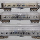 Lionel 6-29086 O Platinum Ghost Clear Shell Madison Passenger Cars (Set of 3) VG