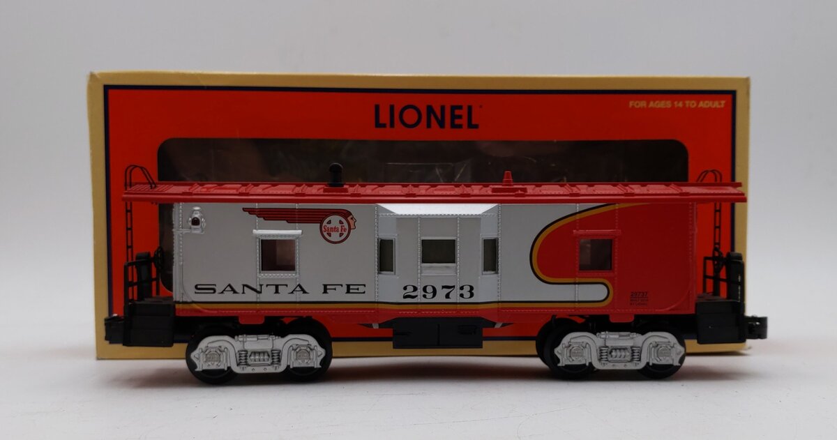Lionel 6-29737 O Gauge Santa Fe Bay Window Caboose #2973 LN/Box