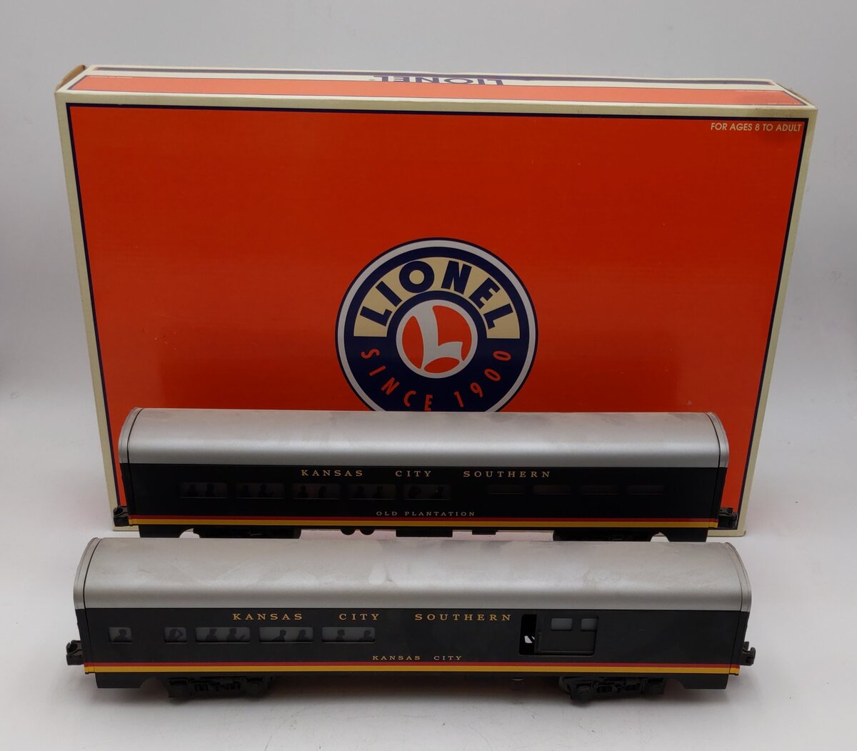 Lionel 6-39160 KCS Aluminum Passenger Car (Set of 2) LN/Box