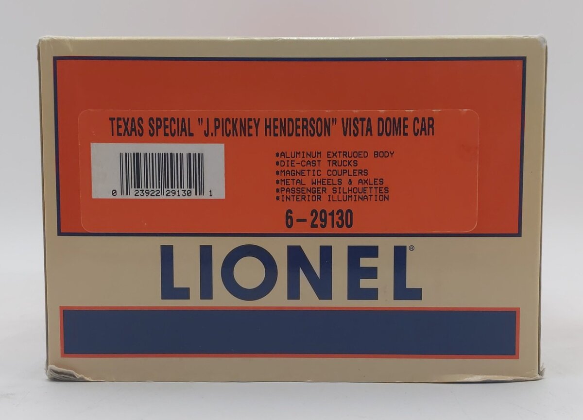 Lionel 6-29130 O Gauge Texas Special 