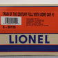 Lionel 6-39110 O Gauge Train of the Century Full Vista Dome Car #1 (Century) EX/Box