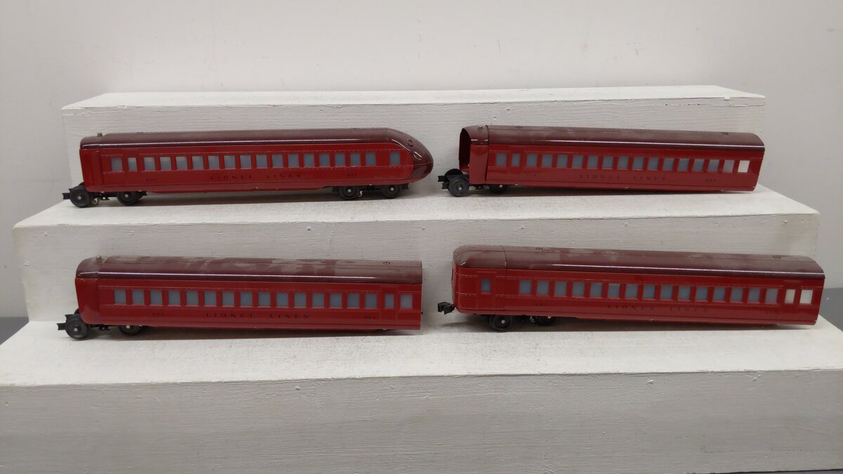 Lionel 6-51201 O Gauge Lionel Lines Rail Chief Passenger 4-Car Set EX/Box