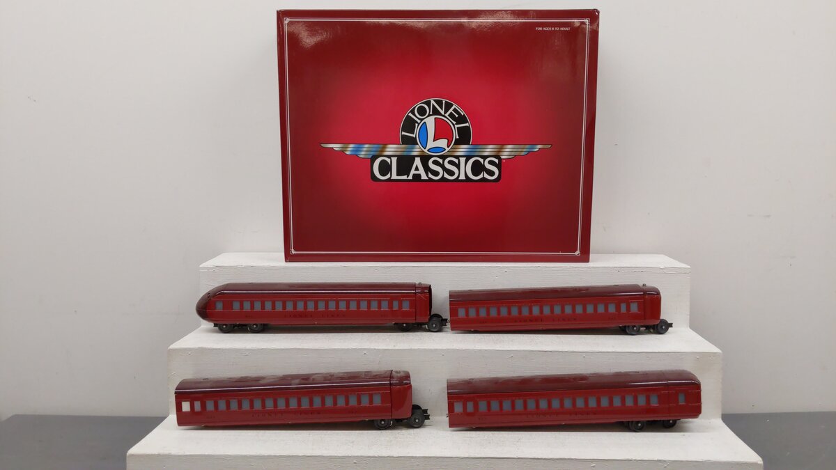 Lionel 6-51201 O Gauge Lionel Lines Rail Chief Passenger 4-Car Set EX/Box