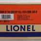 Lionel 6-39111 O Gauge Train of the Century Full Vista Dome Car #2 ("Of The") EX/Box