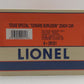 Lionel 6-29131 O Gauge Texas Special "Edward Burleson" Coach Car #1200 EX/Box