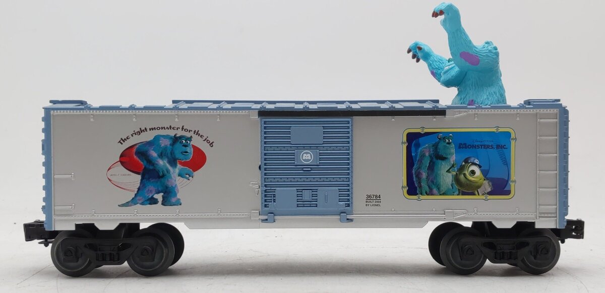 Lionel 6-36784 Disney Monsters Inc. Bobbing Head Boxcar VG/Box