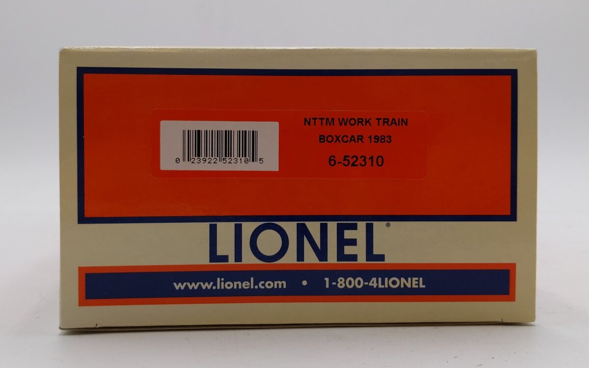 Lionel 6-52310 O Gauge TCA NTTM Work Train Box Car #1983 LN/Box