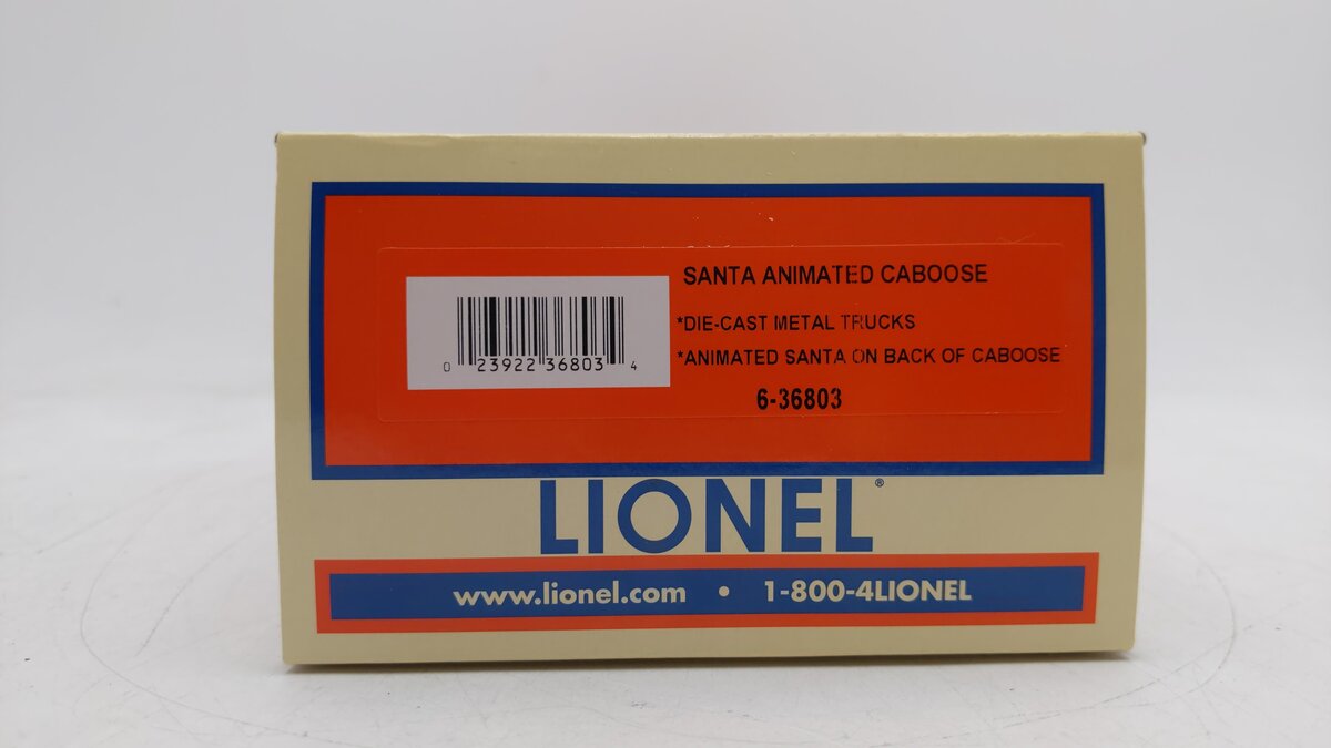Lionel 6-36803 Santa Animated Caboose EX/Box