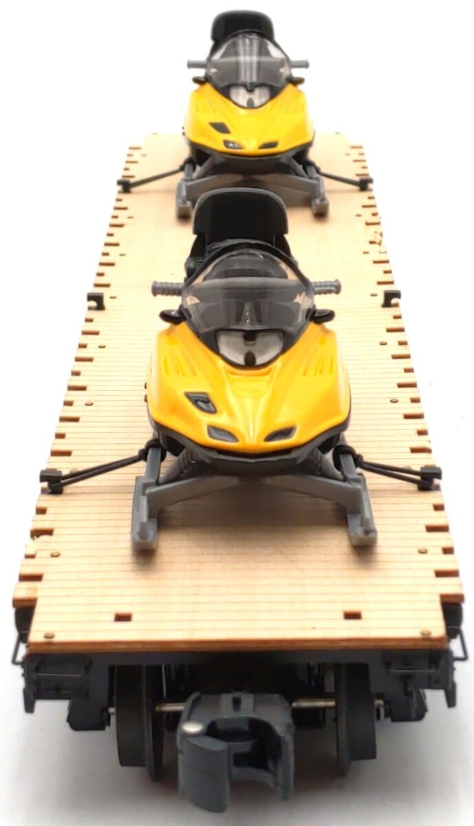 Lionel 6-52414 O Gauge TCA-2007 D&RGW PS-4 Flatcar with Snowmobile Load LN/Box