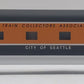 Lionel 6-52062 O Gauge TCA "City of Seattle" Skytop Observation Passenger Car EX/Box