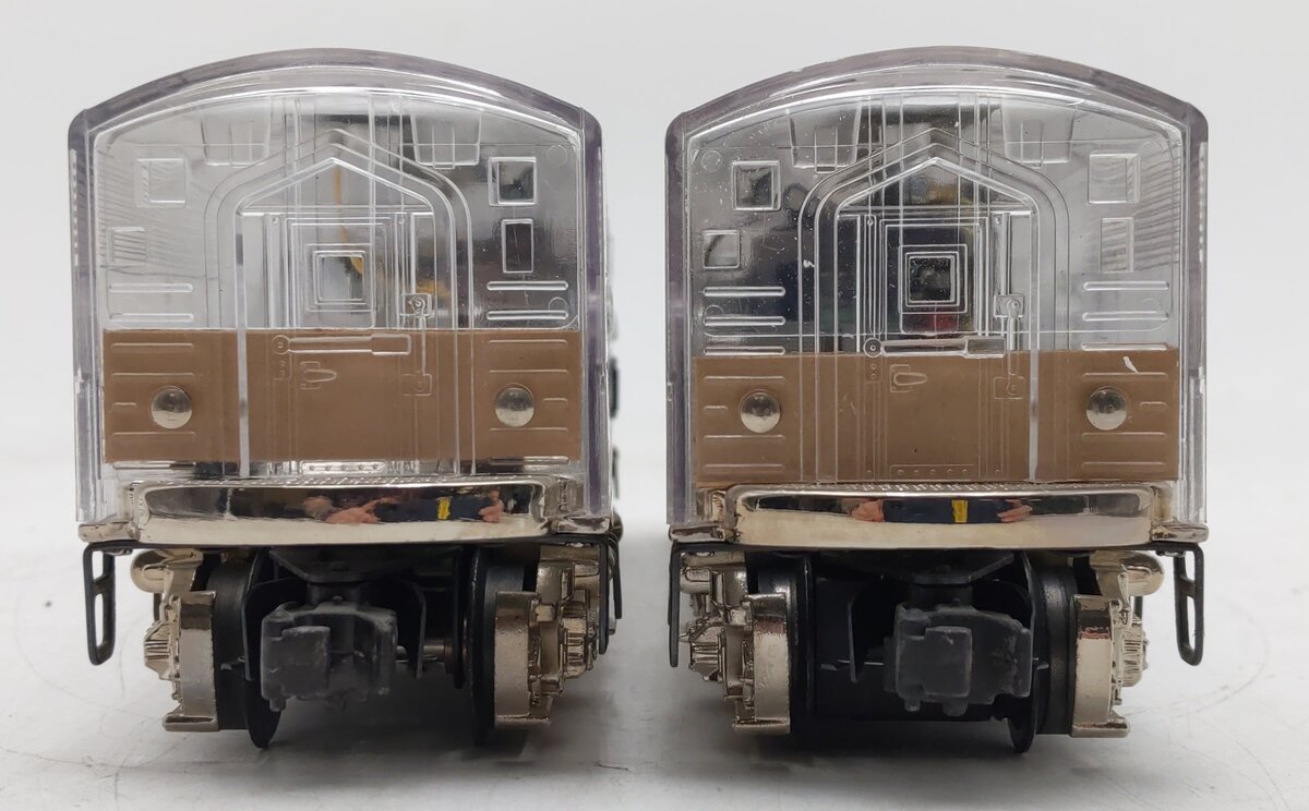 Lionel 6-38150 O Gauge Platinum Ghost F3 AA Diesel Locomotive Set #1900 & #2000 VG